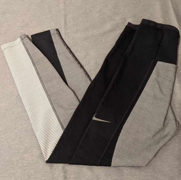 Nike Run Tech Pack Knit Pants Leggings Geometric S - Picture 6 of 13